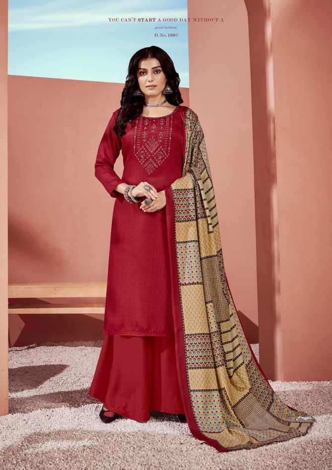 Roli Moli Maayera Fancy Festive Wear Embroidery Pashmina Dress Material Collection